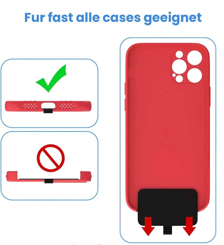 Handykette Universal zum Umhängen -aus Polypropylen, Kompatibel mit jedem Handy und Smartphone, Kette zum Umhängen, Hülle mit Kordel, Handyband mit jeder Hülle kombinierbar