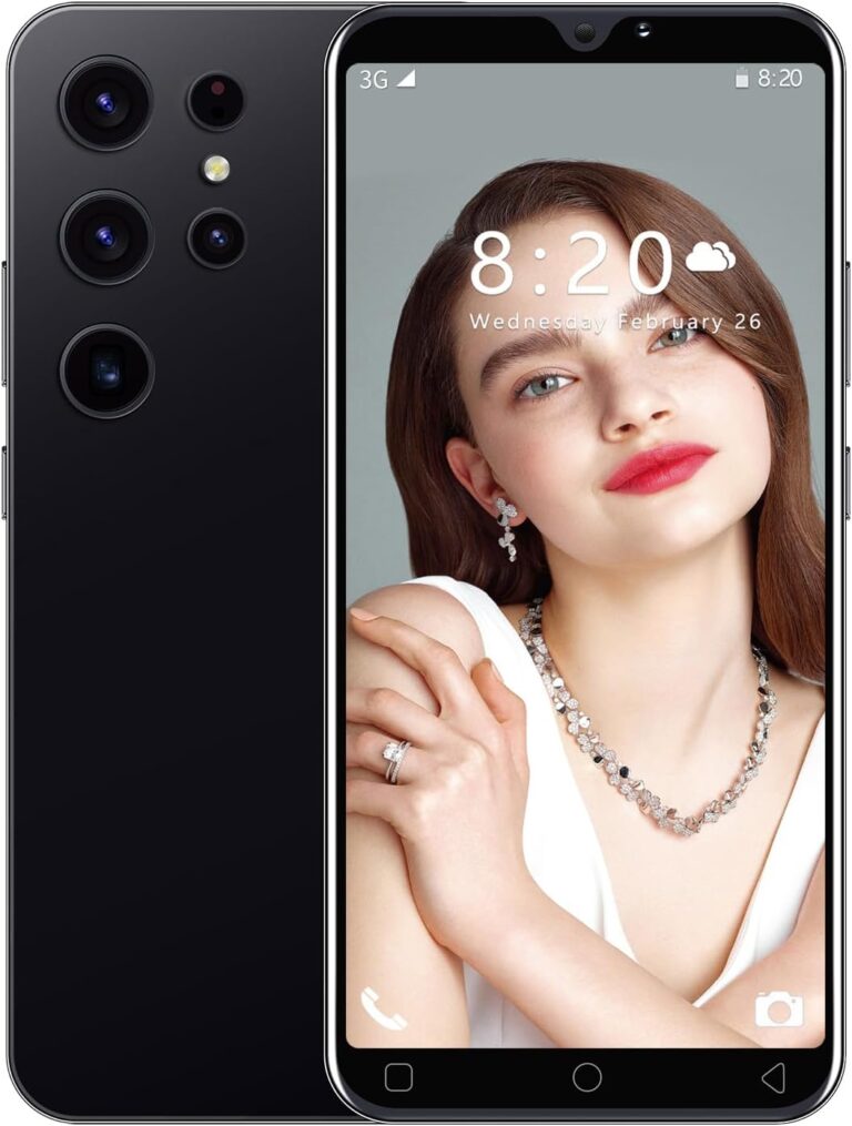 JoyHandy-J24Ultra Cheap Smartphone, 5.0“ Dual SIM Dual Camera, 16GB ROM 128GB Extension, Android 9.0, Face ID/WiFi/GPS 3G Mobile Phones (Black)