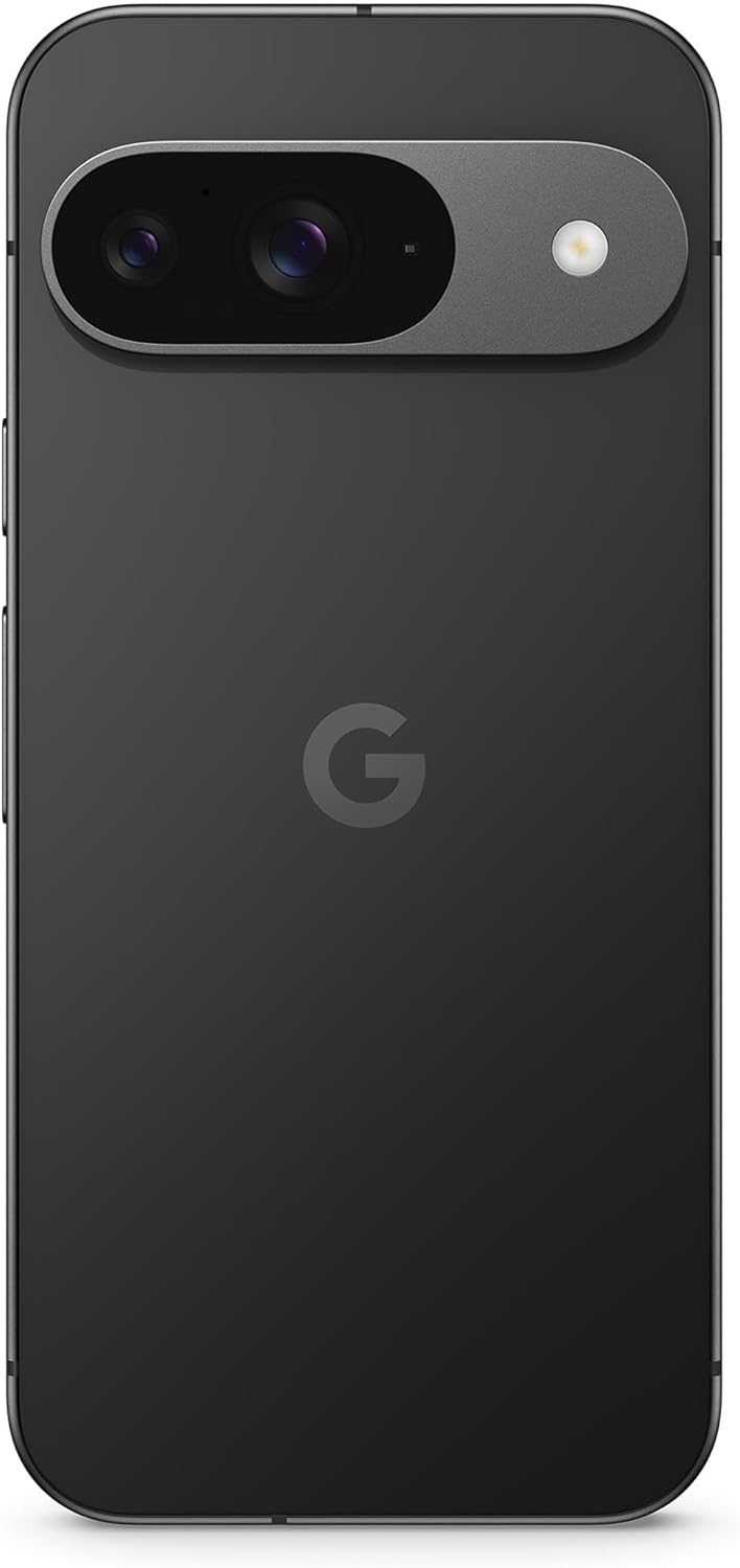 Google Pixel 9 – Android-Smartphone mit Gemini ohne SIM-Lock, erweiterte Kamerafunktion, 24 Stunden Akkulaufzeit und EIN 6,3 Zoll großes Actua-Display – Obsidian, 128GB