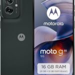 Motorola Moto g55 5G Smartphone (6,49″-FHD+-Display, 50-MP-Kamera, 8/256 GB, 5000 mAh, Android 14) Forest Grey, inkl. Schutzcover [Exklusiv bei Amazon]
