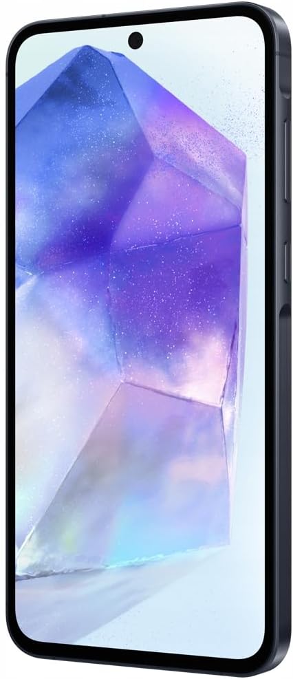 Samsung Galaxy A55 5G Smartphone, Android-Handy ohne Vertrag, 128 GB – 8 GB RAM, 50-MP-Kamera, Awesome Navy