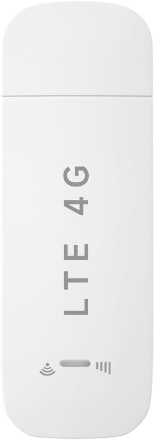 HOSAYA Tragbarer WiFi 4G WiFi Router mit SIM-Kartenslot LTE USB WiFi Modem High Speed Portable Travel Hotspot Mini Router Entsperrt 4G Dongle Plug and Play für Autos für Powerbank für Reisen