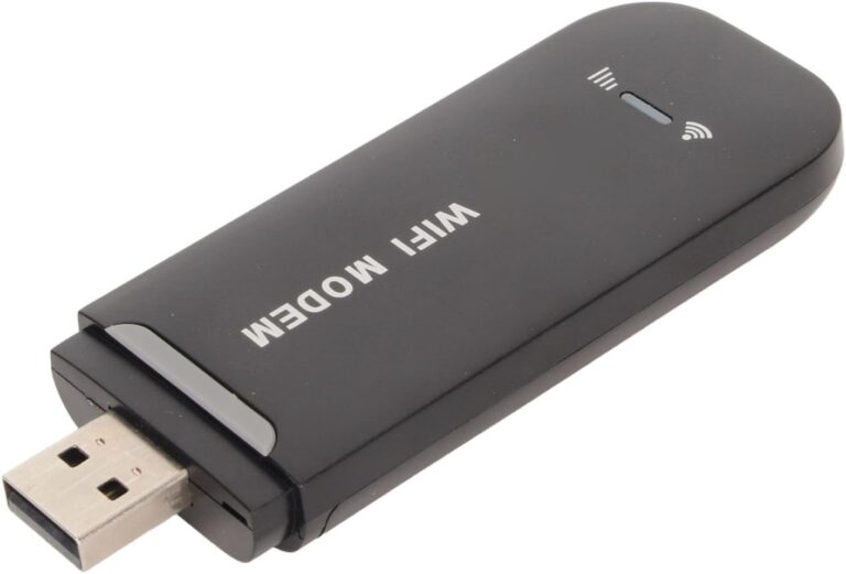 Hochgeschwindigkeits-4G-WLAN-Router, Bis zu 150 Mbit/s, Unterstützt 10 Benutzer, SIM-Kartensteckplatz, Tragbares 4G LTE USB-WLAN-Modem für Büro, Reisen, Zuhause, Plug-and-Play