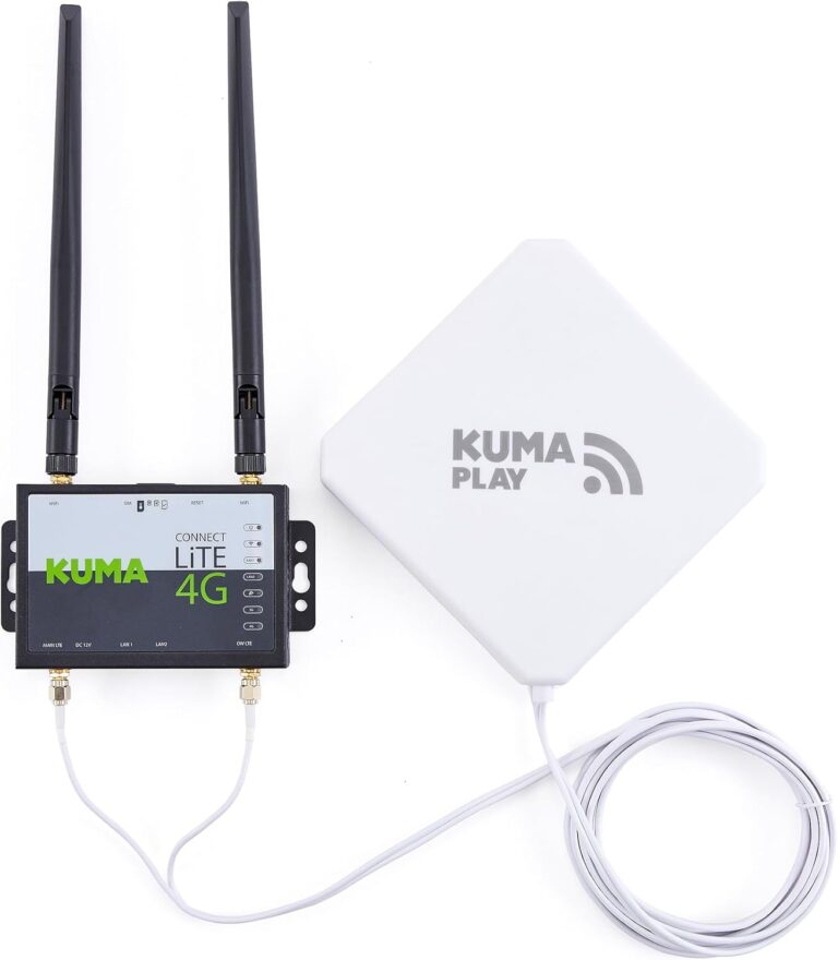 KUMA Connect 4G LTE WLAN Router tragbar – Mobiler Hotspot ohne Vertrag, SIM frei, Plug & Play, 150 Mbit/s, stabile Internetverbindung für Reisen, Büro & Zuhause