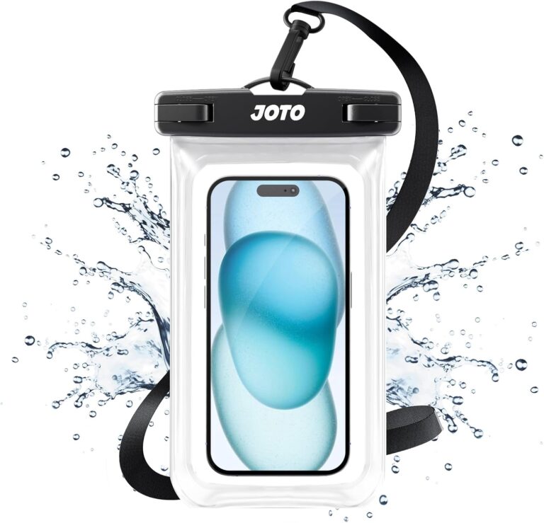 JOTO Wasserdicht Handyhülle,Unterwasser Hülle IPX8 Waterproof Handytasche für 6.9″ iPhone 16/15/14/13 Pro Max/Samsung Galaxy S24 Ultra S22 A54 Weiteren bis 7 Zoll